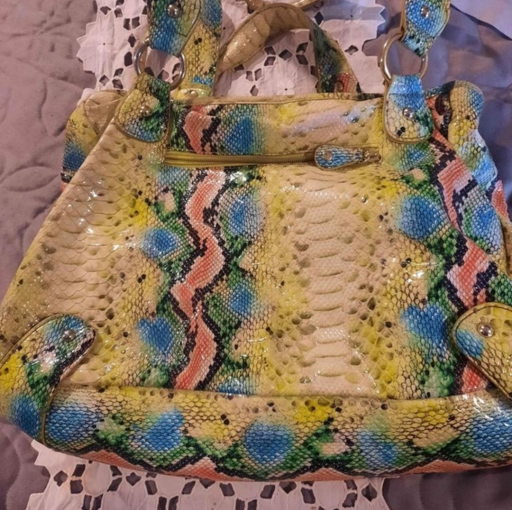 Buddha Snakeskin Purse